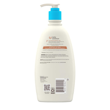 Aveeno Baby Daily Moisturizing Body Lotion | 24 Hour Protection for Sensitive Skin | Active Natural Oats Formula |Paraben Free, Fragrance Free | US Pediatrician Recommended, 532ml